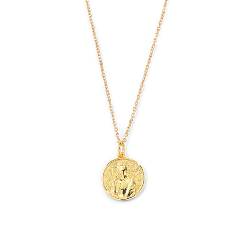 Greek Goddess Pendant Necklace