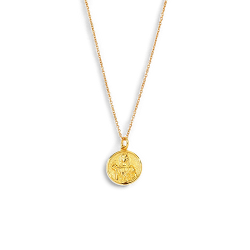 Greek Goddess Pendant Necklace