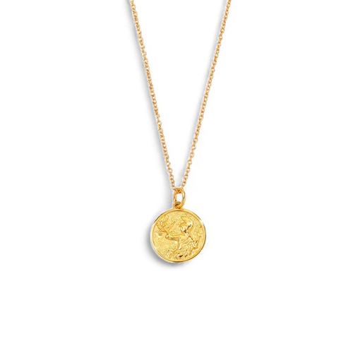 Greek Goddess Pendant Necklace