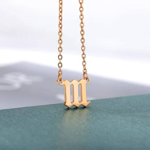 Dainty Angel Number Necklace