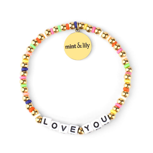 Custom Waterproof Rainbow Beaded Friendship Bracelet