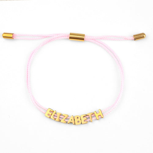 Personalized Adjustable Name Bracelet