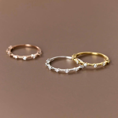 Ultra Thin Floating Eternity Ring