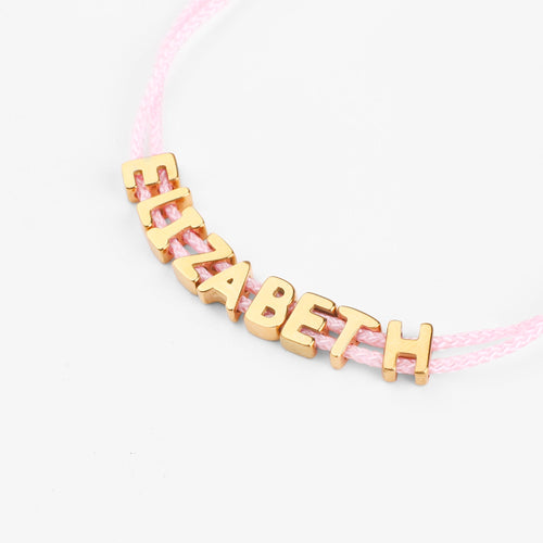 Personalized Adjustable Name Bracelet
