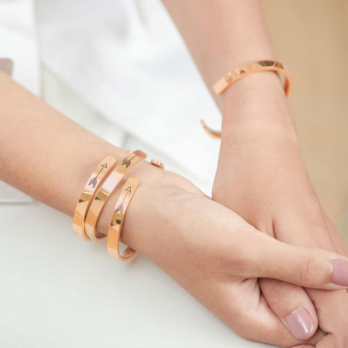 Not Sisters By Blood But Sisters By Heart Personalizable Cuff Bracelet