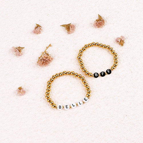 Custom Beaded Name Bracelet