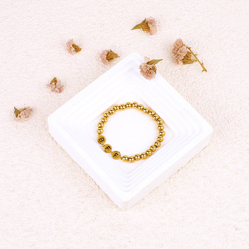 Custom Beaded Name Bracelet