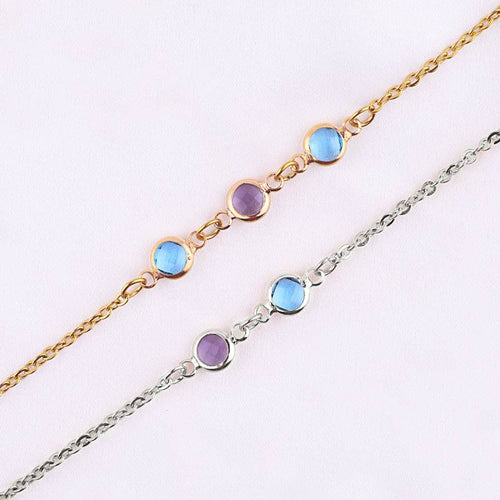 Personalized Birthstone Bracelet