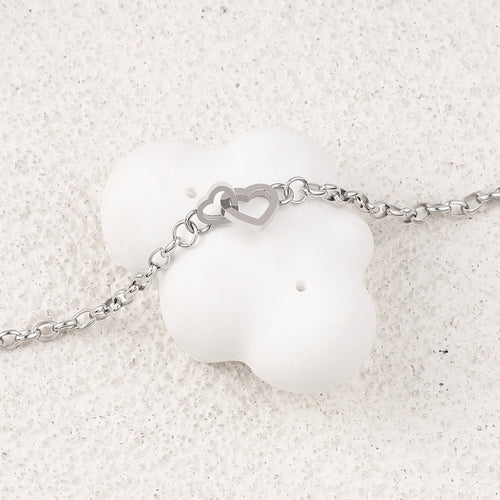 Interlocking Mini Heart Bracelet