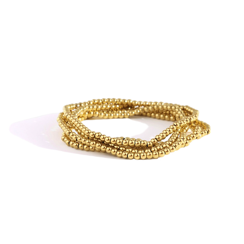 3mm Beaded Bracelet Stacking Set