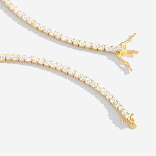 3mm Tennis Necklace
