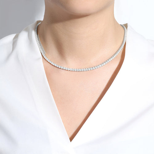 3mm Tennis Necklace