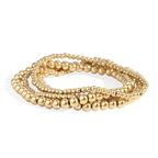 3mm & 5mm Beaded Bracelet Stacking Set