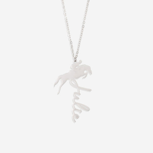Equestrian Name Necklace