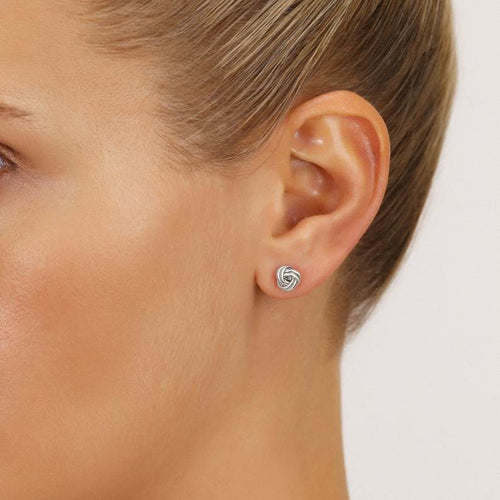 Love Knot Stud Earrings