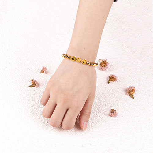 Custom Beaded Name Bracelet