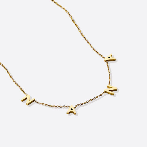 The NANA Letter Necklace