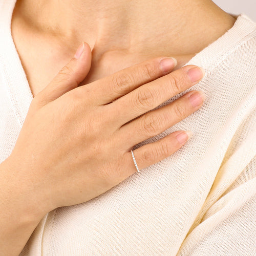 Dainty Braided Stacking Ring