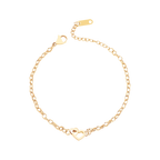 Interlocking Mini Heart Bracelet