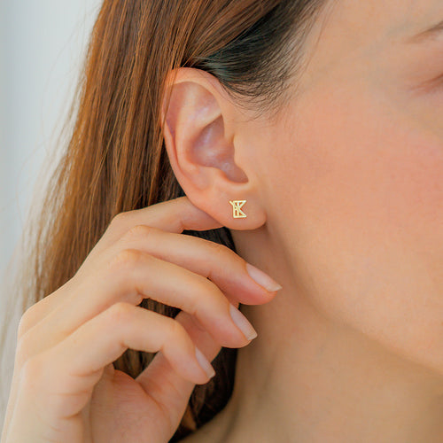 Monogram Name Earrings