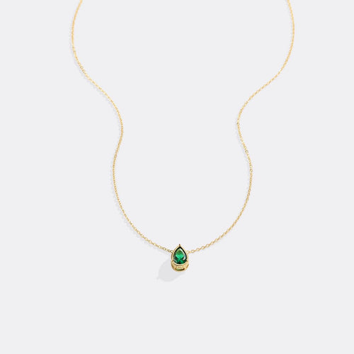 Diamond Teardrop Necklace