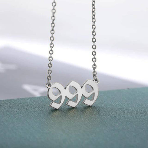 Dainty Angel Number Necklace