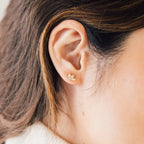 Arya Petal Stud Earrings