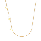 Asymmetrical Initials Necklace