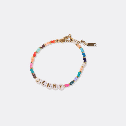 Beaded Name Bracelet | Joyful