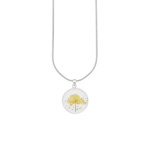 Pressed Birth Flower Necklace