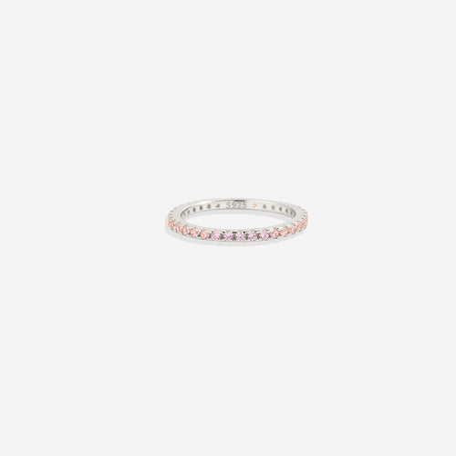 October Birthstone Eternity Stacking Ring