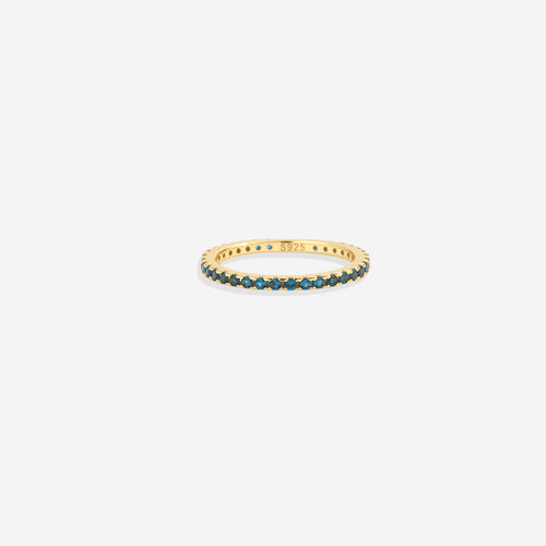 December Birthstone Eternity Stacking Ring