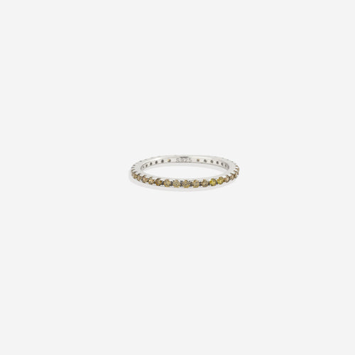 August Birthstone Eternity Stacking Ring