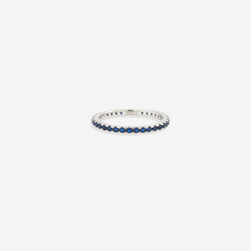 September Birthstone Eternity Stacking Ring
