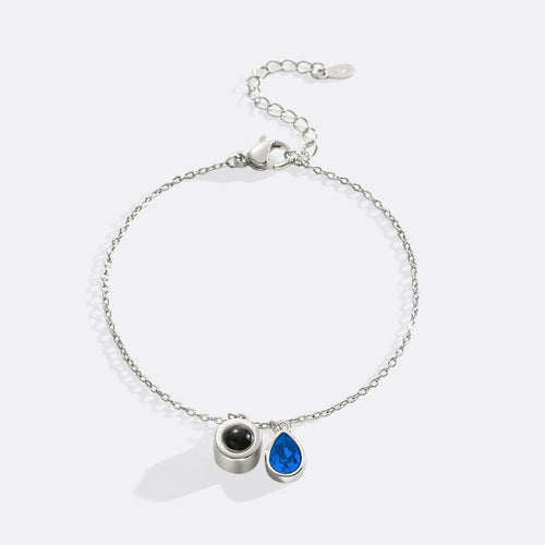 Birthstone Photo Bracelet