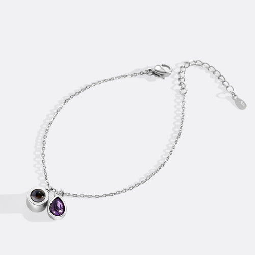 Birthstone Photo Bracelet