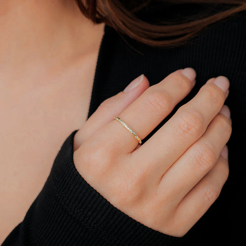 Dainty Constellation Birthstone Ring