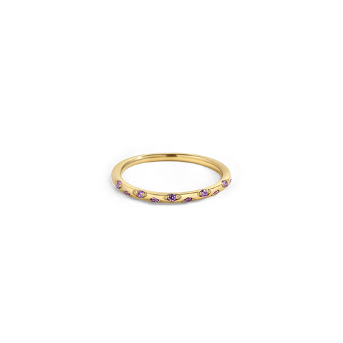 Dainty Constellation Birthstone Ring