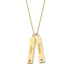 Birthstone Bar Necklace