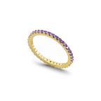 Febuary Birthstone Eternity Stacking Ring
