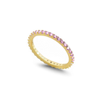 October Birthstone Eternity Stacking Ring