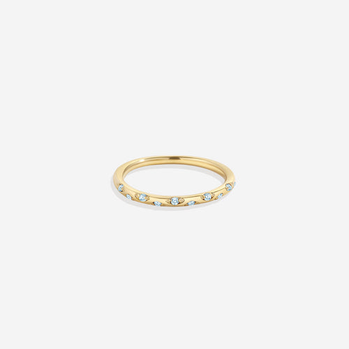 Dainty Constellation Birthstone Ring