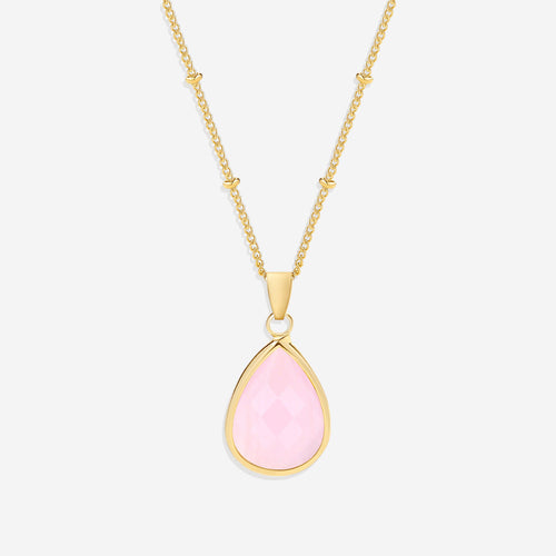 Birthstone Drop Pendant Necklace