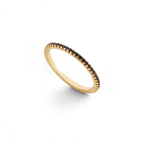 Black Diamond Eternity Stacking Ring