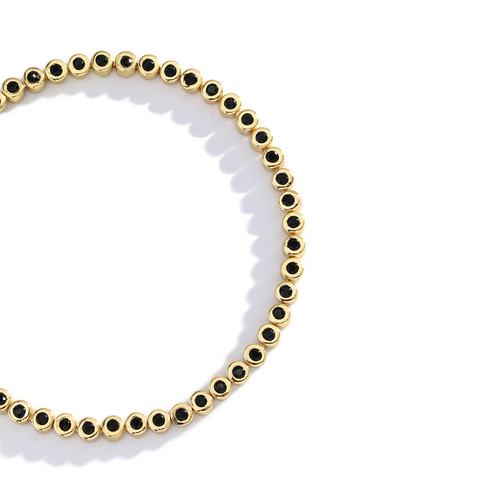 Black Gemstone Bracelet