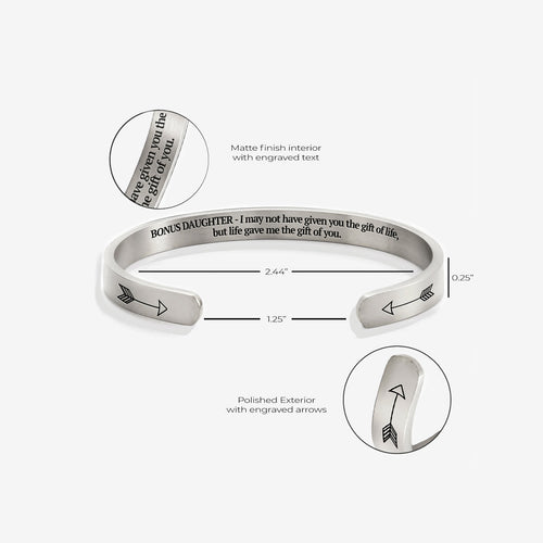 Bonus Daughter Cuff Bracelet