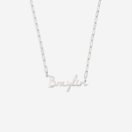 Fairy Name Necklace with Box Chain