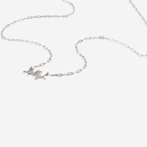 Fairy Name Necklace with Box Chain