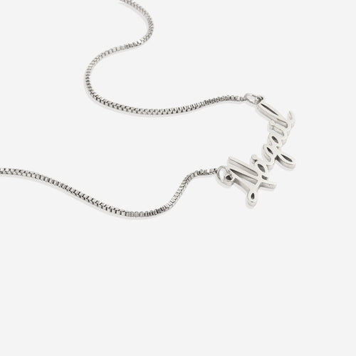 Fairy Name Necklace with Box Chain