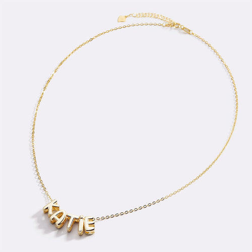 Bubble Name Necklace